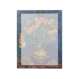 Fritillaries in a Copper Vase by Van Gogh Notitieblok