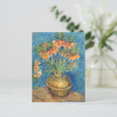 Fritillaries in een koperen vaas Van Gogh Briefkaart (Staand voorkant)