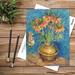 Fritillaries in een koperen vaas Van Gogh Briefkaart