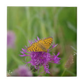 Fritillary Butterfly Ceramic Tile Tegeltje (Voorkant)
