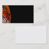 Fritillary Butterfly Wings Business Card Template Visitekaartje (Voorkant / Achterkant)