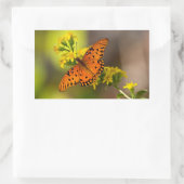 Fritillary Gulf Butterfly Gifts and Apparel Rechthoekige Sticker (Tas)