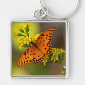 Fritillary Gulf Butterfly Gifts and Apparel Sleutelhanger (Voorkant)