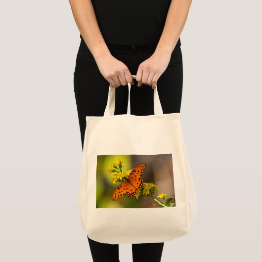 Fritillary Gulf Butterfly Gifts and Apparel Tote Bag (Voorkant (product))