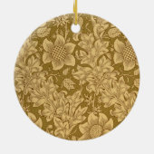 'Fritillary' wallpaper design, 1885 Keramisch Ornament (Achterkant)
