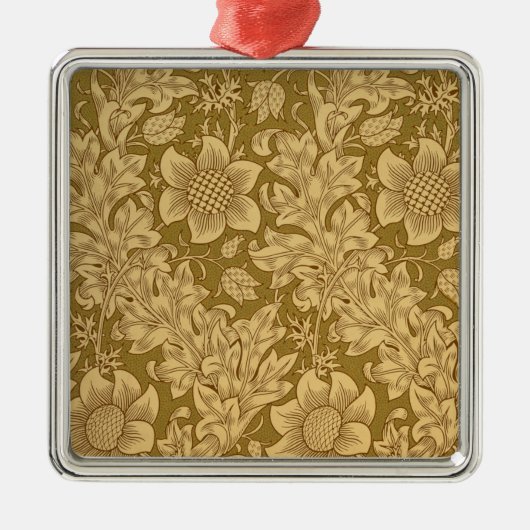 'Fritillary' wallpaper design, 1885 Metalen Ornament (Voorkant)