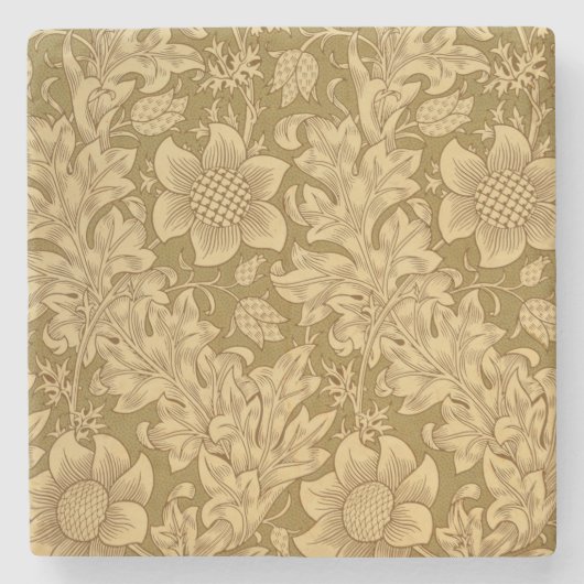 'Fritillary' wallpaper design, 1885 Stenen Onderzetter (Voorkant)
