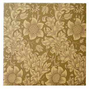 'Fritillary' wallpaper design, 1885 Tegeltje