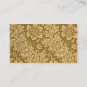 'Fritillary' wallpaper design, 1885 Visitekaartje (Achterkant)