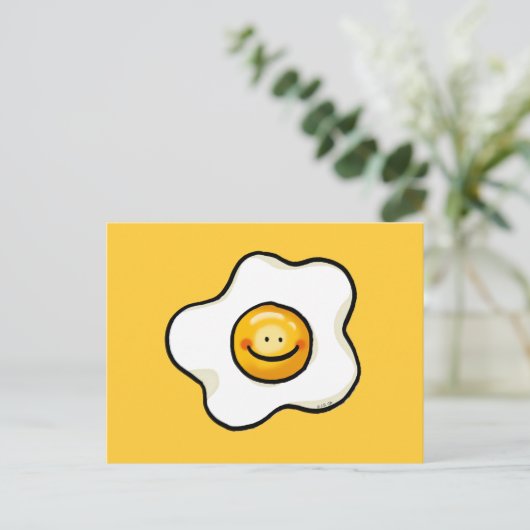 Frituureieren Briefkaart (Staand voorkant)