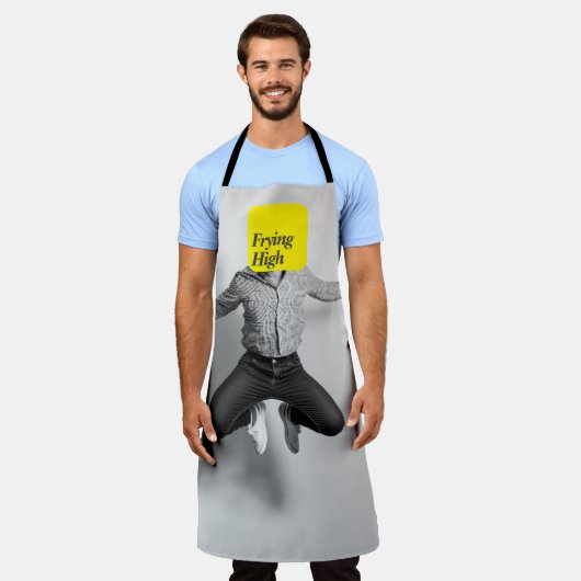 Frituurhoog | Grappige pa grap Schort (Gedragen)