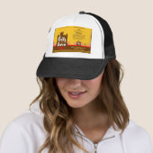 FRITZ BREW CONE TOP BEER KAN FREEPORT ILL ONTWERPE TRUCKER PET (In situ)