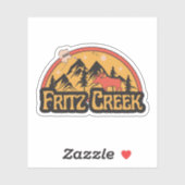 Fritz Creek, Alaska Sticker (Vel)
