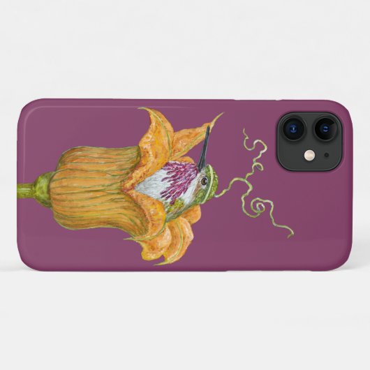 Fritz, de calliope hummingbird iPhone case (Achterkant (horizontaal))