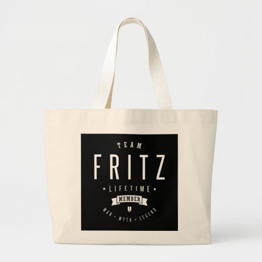 Fritz Grote Tote Bag (Voorkant)