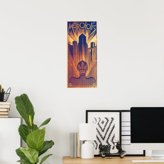 Fritz Lang METROPOLIS (1927)  Poster Movie (Thuiskantoor)