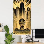 Fritz Lang Metropolis Poster (Thuiskantoor)