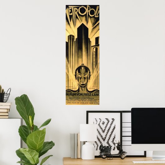 Fritz Lang Metropolis Poster (Thuiskantoor)