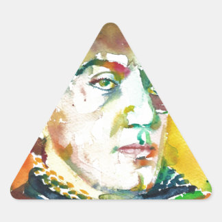 FRITZ LANG - waterverf portrait.2 Sticker