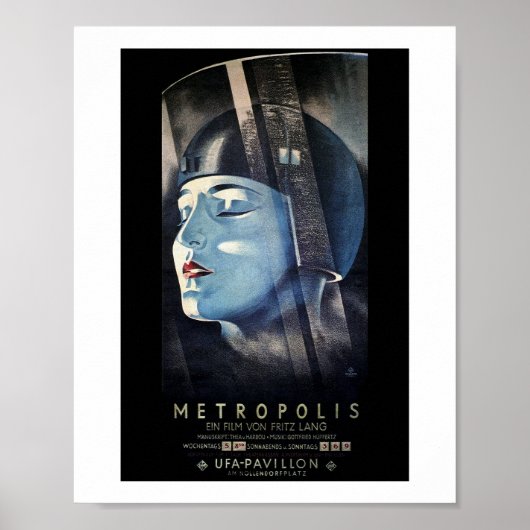 Fritz Lang's Metropolis (1927) Poster (Voorkant)