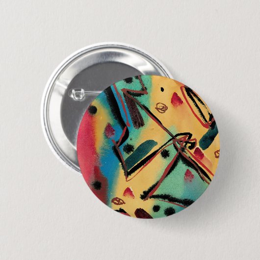 Fritz Stuckenberg (Duits, 1881-1944) Ronde Button 5,7 Cm (Voorkant /achterkant)