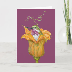 Fritz the hummingbird card kaart
