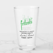 Fritzel's Restaurant, State & Lake, Chicago, Veren Glas (Achterkant)