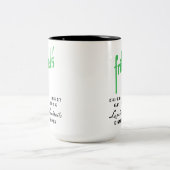 Fritzel's Restaurant, State & Lake, Chicago, Veren Tweekleurige Koffiemok (Center)