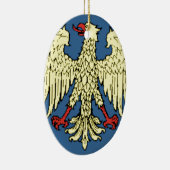 Friuli-Venezia Giulia (Italië) Vlag Keramisch Ornament (Rechts)