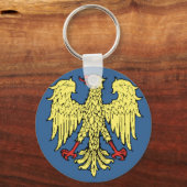 Friuli-Venezia Giulia (Italië) Vlag Sleutelhanger (Voorkant)