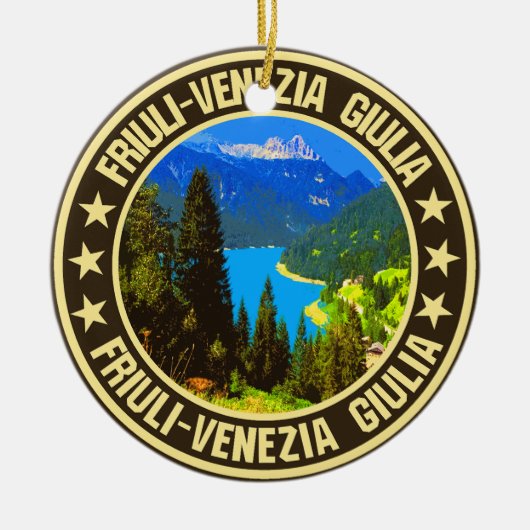 Friuli-Venezia Giulia Keramisch Ornament (Voorkant)
