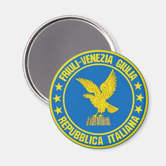 Friuli-Venezia Giulia Magneet (Voorkant / Achterkant)