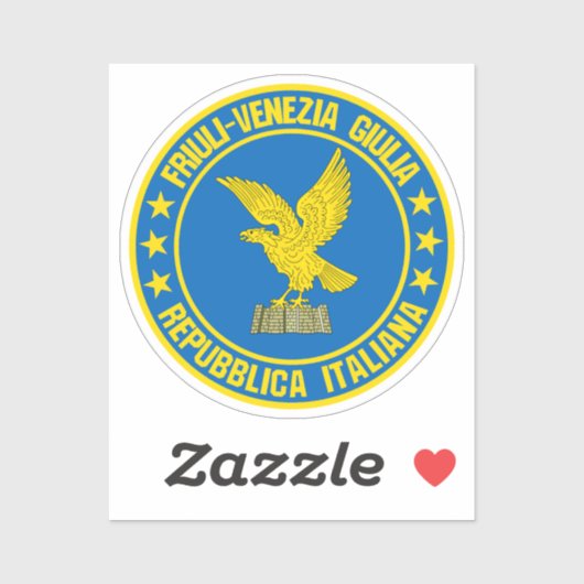 Friuli-Venezia Giulia Sticker (Vel)