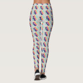 Frivolous Timberwolf White Finger Paint Pattern Leggings (Achterkant)