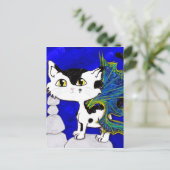 Frixie Socks, Cat Fairy Briefkaart (Staand voorkant)