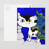Frixie Socks, Cat Fairy Briefkaart (Voorkant / Achterkant)