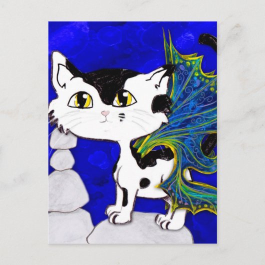 Frixie Socks, Cat Fairy Briefkaart (Voorkant)