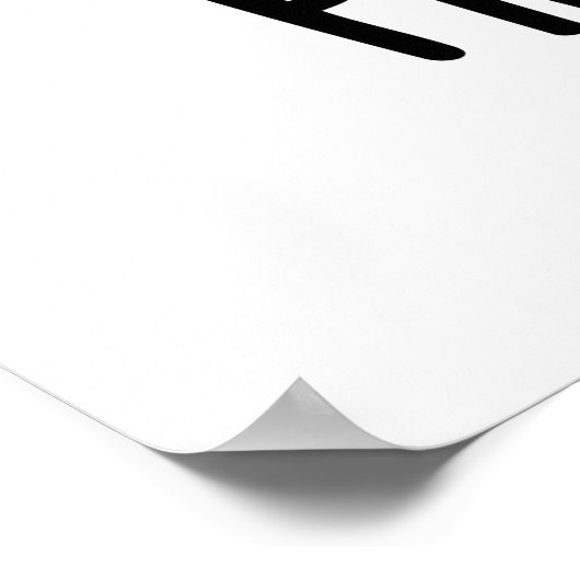 Frizz-Bee Funny Afro Bee Pun Poster (Hoek)