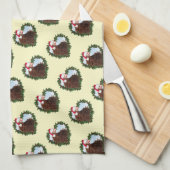 Frizzle Kip Krans Kerstmis Theedoek (Quarter Fold)