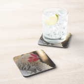 Frizzle Rooster Bier Onderzetter (Rechterzijde)