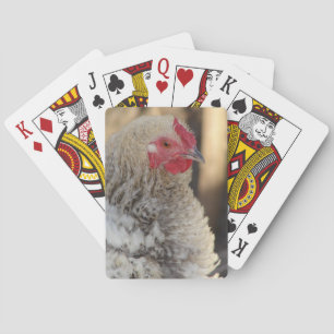 Frizzle Rooster Pokerkaarten