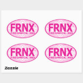 FRNX Girlie Decal Ovale Sticker (Vel)