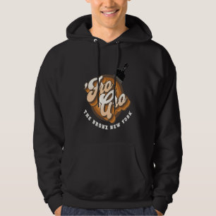 Fro Gro The Bronx New York  Afro Kam  Gebalde Vuis Hoodie