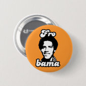 FRObama T-shirt Ronde Button 5,7 Cm (Voorkant /achterkant)