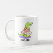 Frock-odile Funny Crocodile Pun Koffiemok (Links)