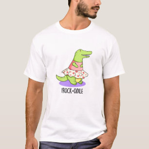 Frock-odile Funny Crocodile Pun T-shirt