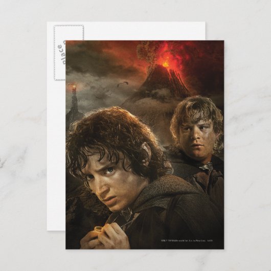 FRODO™ en Samwise Briefkaart (Voorkant / Achterkant)