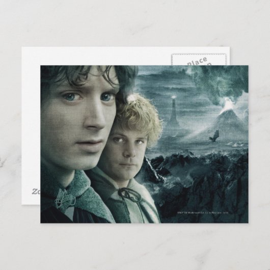 FRODO™ en Samwise sluiten Briefkaart (Voorkant / Achterkant)