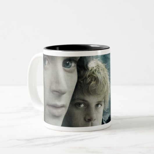 FRODO™ en Samwise sluiten Tweekleurige Koffiemok (Voorkant links)