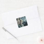 FRODO™ en Samwise sluiten Vierkante Sticker (Envelop)